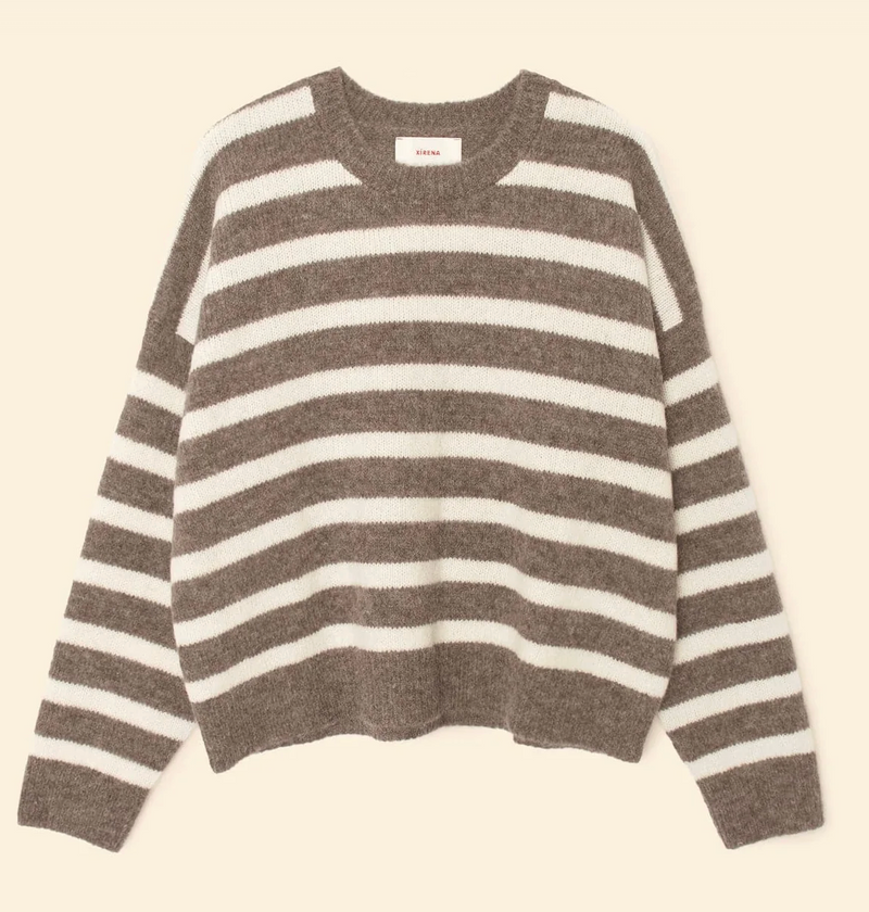LELA SWEATER IN WHEAT IVORY