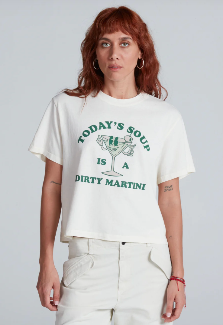 SHRUNKEN BOY TEE IN MARTINI SOUP