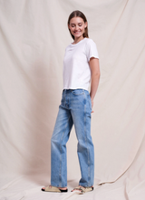 CREW NECK TEE IN OPTIC WHITE