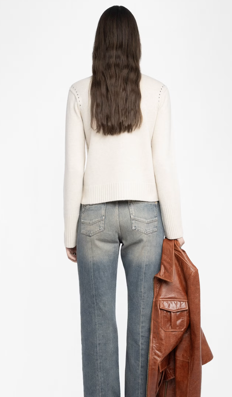 NALTY LC STUDS IN ECRU