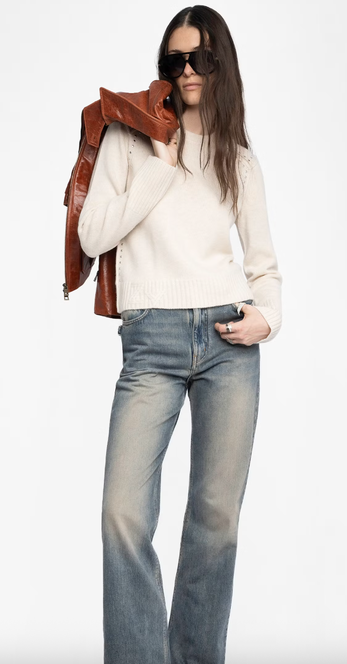 NALTY LC STUDS IN ECRU