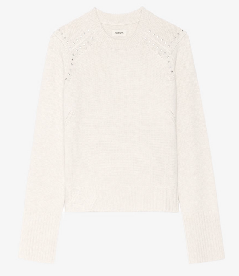 NALTY LC STUDS IN ECRU