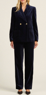 Finch Pant Dark Sapphire Velvet