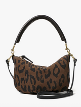 Petit Moyen Messenger - Pablo Cat Suede in Cocoa