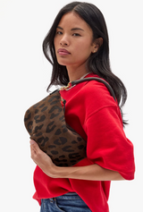 Petit Moyen Messenger - Pablo Cat Suede in Cocoa