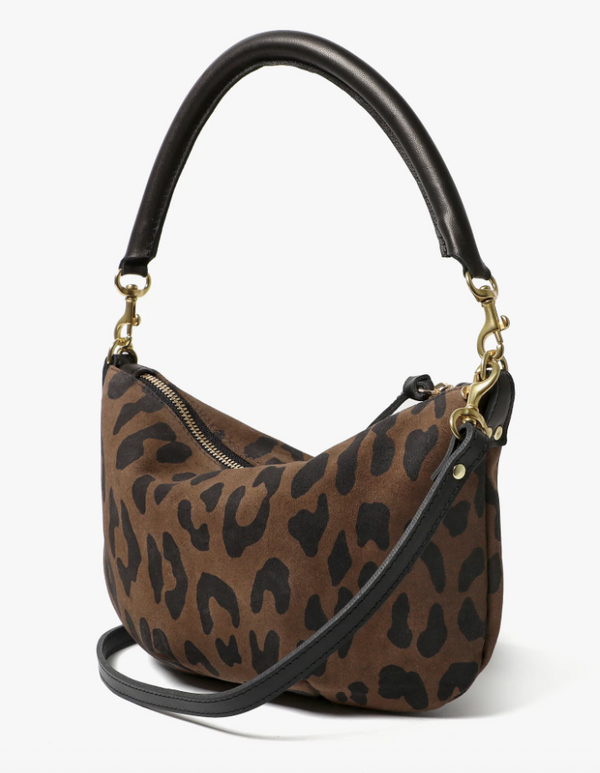 Petit Moyen Messenger - Pablo Cat Suede in Cocoa