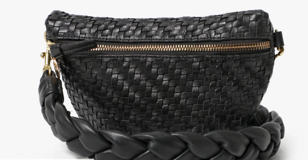 Petite Fanny - Woven Zig Zag in Black