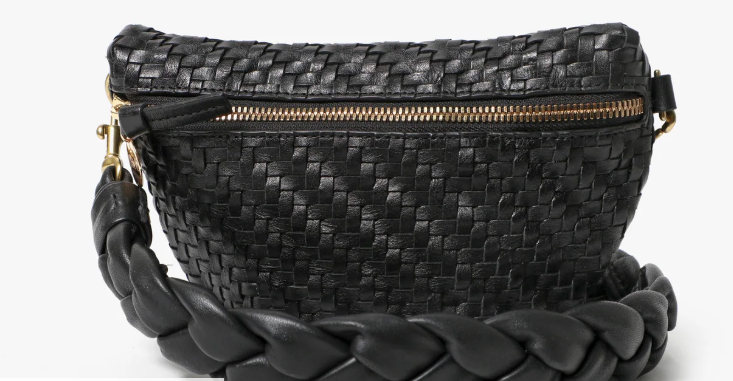 Petite Fanny - Woven Zig Zag in Black