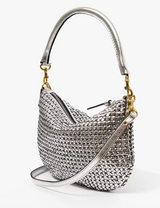 Petit Moyen Messenger - Woven Etoile in Sliver