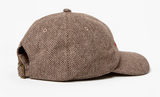 Wool Baseball Hat - Embroidered Ciao in Taupe