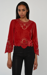 ALINA TOP IN AMERICAN BEAUTY