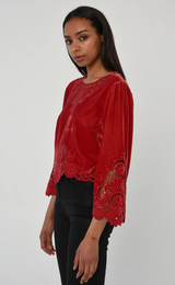 ALINA TOP IN AMERICAN BEAUTY