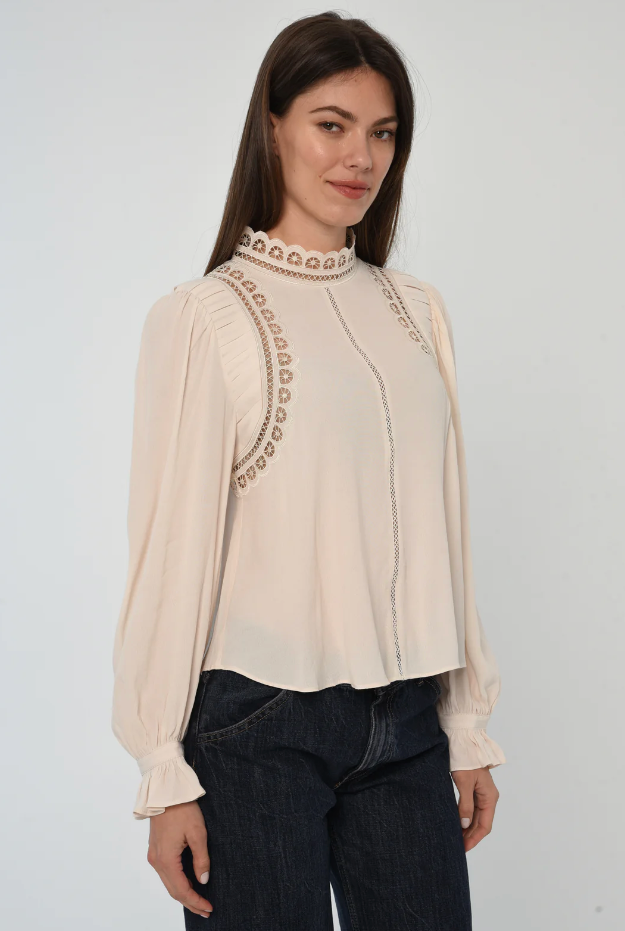 FIONA TOP IN IVORY