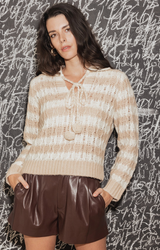 ADLER IN BEIGE/IVORY