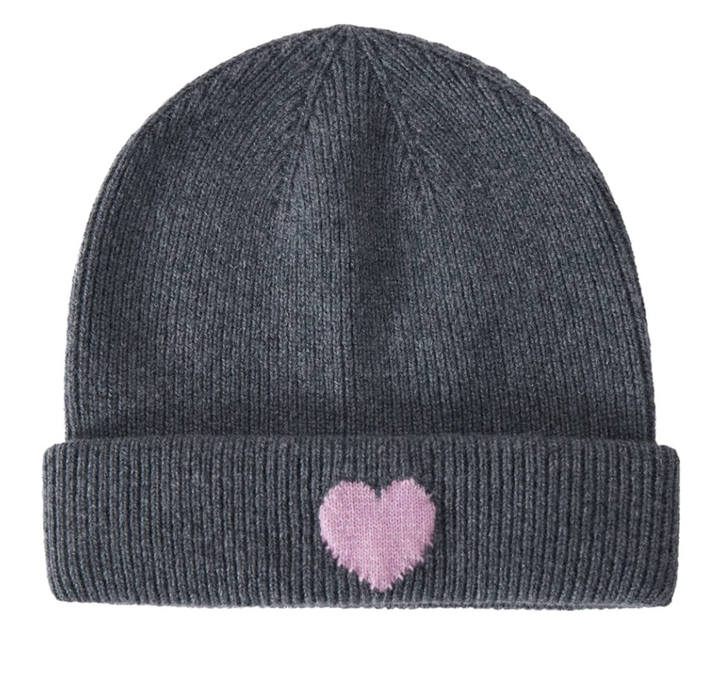 SCARLETT BEANIE IN CHARCOAL