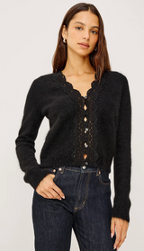 MER CARDIGAN IN BLACK