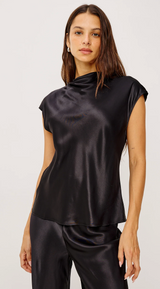 LORETTA TOP IN BLACK