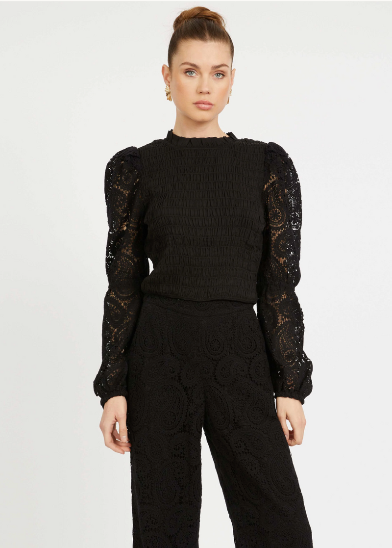 ARABELLA TOP IN BLACK