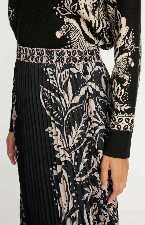 MIA SKIRT IN ZEBRA FERN