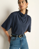 LARA TEE IN NAVY NIGHT SKY