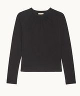 ALEJANDRA LONG SLEEVE TEE IN H. CHARCOAL