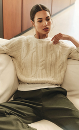 MARINA SWEATER IN IVORY