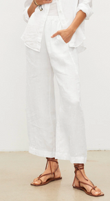 LOLA PULL ON PANT - WHITE