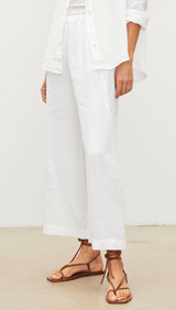 LOLA PULL ON PANT - WHITE