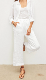 LOLA PULL ON PANT - WHITE