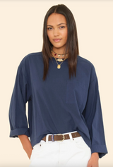 JORDANA TOP IN NAVY