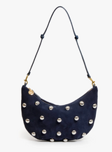 LUNE - SUEDE W/ STUDS IN NAVY