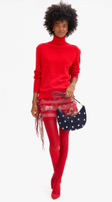 LUNE - SUEDE W/ STUDS IN NAVY