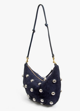 LUNE - SUEDE W/ STUDS IN NAVY