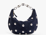 LUNE - SUEDE W/ STUDS IN NAVY