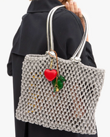 GRANDE HEART FOB IN POPPY