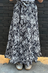 WANDA SKIRT IN MOONLIT FLORAL