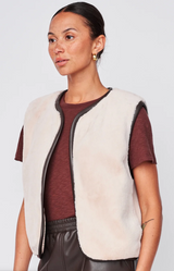 FAUX FUR VEST IN TUTU TUT