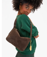 FLEURINE - SUEDE IN CHOCOLATE