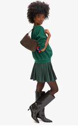 FLEURINE - SUEDE IN CHOCOLATE