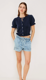 LORA CARDIGAN IN NAVY