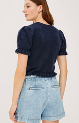 LORA CARDIGAN IN NAVY