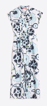 JARETAS FLORAL PRINT DRESS