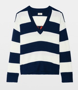 MIKYZ LC STRIPES WINGS SWEATER IN MARINE