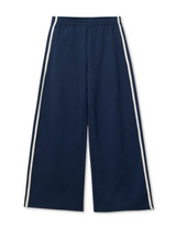 MIKOS TRAVEL WIDE LEG PANTS IN NAVY