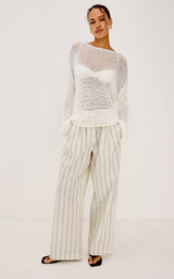 FULHAM PANT IN PALMA STRIPE