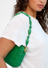 SHORTIE STRAP W/ EMERALD SARDINE