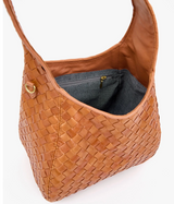PETIT BANDO MEDIUM WOVEN DIAGONAL IN NATURAL