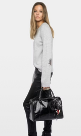 CARA LC PATCH IN LIGHT GREY