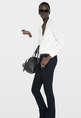 MANALA CO BANDANA CARDIGAN IN EGGSHELL