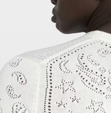 MANALA CO BANDANA CARDIGAN IN EGGSHELL